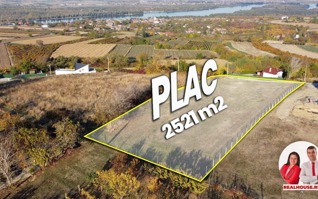 Plac za kuću ili vikendicu sa najlepšim pogledom na Dunav i Frušku goru