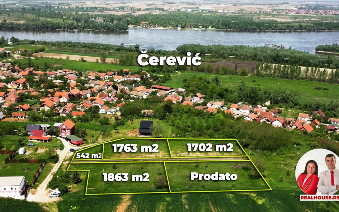 Placevi sa pogledom na Dunav za gradnju kuća i vikendica