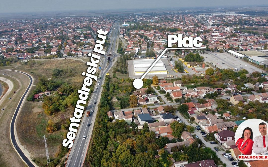 Plac za poslovnu delatnost vidljiv sa Klisanskog mosta
