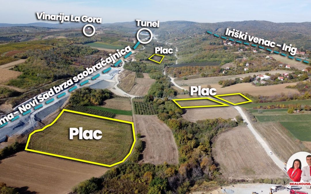 Atraktivno zemljište u Irigu uz Fruškogorski koridor